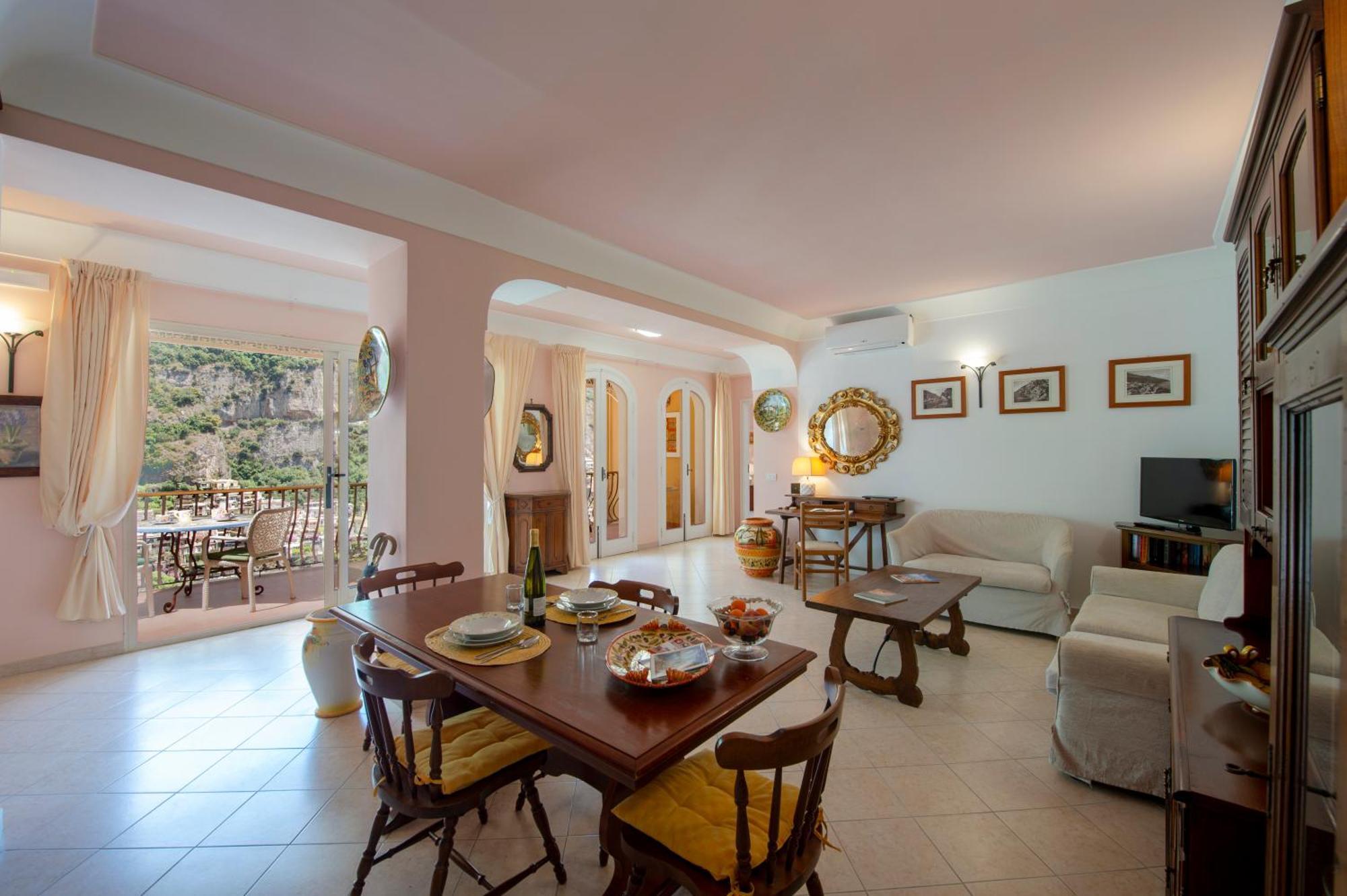 Casa Le Terrazze Daire Positano Dış mekan fotoğraf